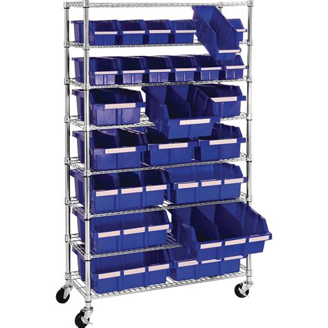 seville stainless steel tool boxes|seville classics bin rack.